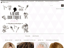 Tablet Screenshot of ahairboutiqueshadyside.com